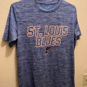 Men’s M 38/40 NHL St. Louis Blues Poly Shirt